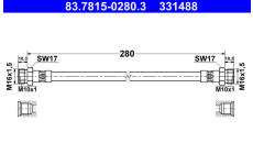 Brzdová hadice ATE 83.7815-0280.3