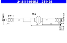 Brzdová hadice ATE 24.5111-0595.3