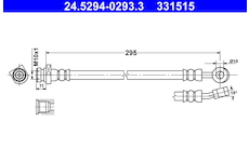 Brzdová hadice ATE 24.5294-0293.3