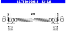 Brzdová hadice ATE 83.7839-0298.3