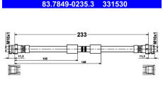 Brzdová hadice ATE 83.7849-0235.3