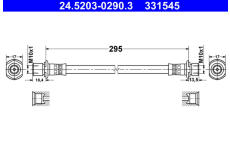 Brzdová hadice ATE 24.5203-0290.3