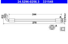 Brzdová hadice ATE 24.5296-0256.3