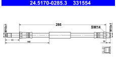 Brzdová hadice ATE 24.5170-0285.3