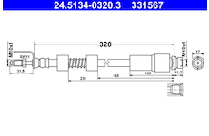 Brzdová hadice ATE 24.5134-0320.3