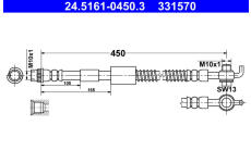 Brzdová hadice ATE 24.5161-0450.3