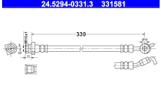 Brzdová hadice ATE 24.5294-0331.3