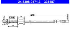Brzdová hadice ATE 24.5308-0471.3