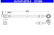 Brzdová hadice ATE 24.5147-0370.3
