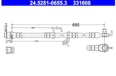 Brzdová hadice ATE 24.5281-0655.3