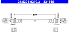 Brzdová hadice ATE 24.5201-0310.3