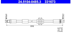 Brzdová hadice ATE 24.5104-0485.3