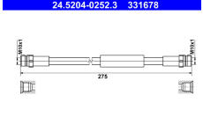 Brzdová hadice ATE 24.5204-0252.3