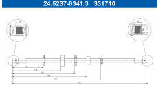 Brzdová hadice ATE 24.5237-0341.3