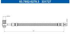 Brzdová hadice ATE 83.7852-0279.3