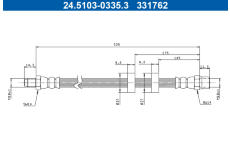 Brzdová hadice ATE 24.5103-0335.3