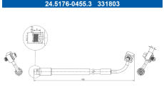 Brzdová hadice ATE 24.5176-0455.3