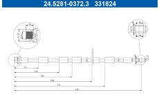 Brzdová hadice ATE 24.5281-0372.3