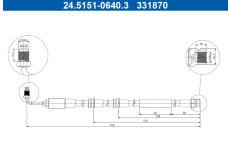 Brzdová hadice ATE 24.5151-0640.3