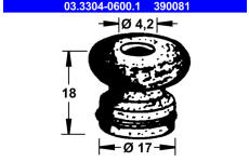 Uzaver nadrzky na brzdovou kapalinu ATE 03.3304-0600.1