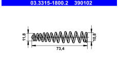 Pruzina ATE 03.3315-1800.2