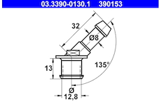 Konektor, hadice ATE 03.3390-0130.1