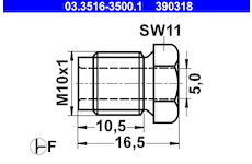 Spojovaci sroub ATE 03.3516-3500.1