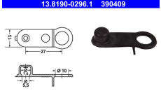 Uzavírací / ochranný kryt ATE 13.8190-0296.1