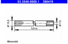 Hadice ATE 03.3549-5000.1