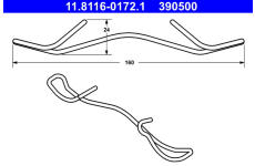 Pruzina, brzdovy trmen ATE 11.8116-0172.1