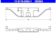 Pruzina, brzdovy trmen ATE 11.8116-0094.1