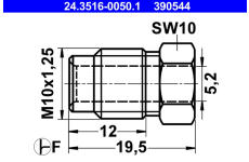 Spojovaci sroub ATE 24.3516-0050.1