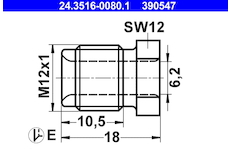 Spojovaci sroub ATE 24.3516-0080.1