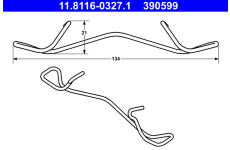 Pružina, brzdový třmen ATE 11.8116-0327.1