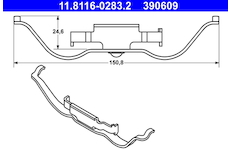 Pruzina, brzdovy trmen ATE 11.8116-0283.2
