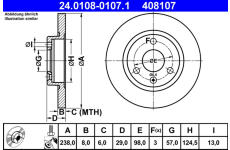 Brzdový kotouč ATE 24.0108-0107.1