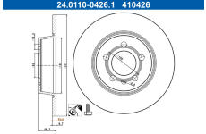 Brzdový kotouč ATE 24.0110-0426.1