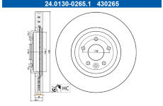 Brzdový kotouč ATE 24.0130-0265.1