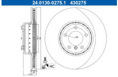 Brzdový kotúč ATE 24.0130-0275.2