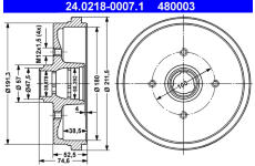 Brzdový buben ATE 24.0218-0007.1