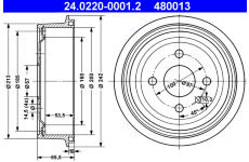 Brzdový buben ATE 24.0220-0001.2