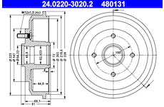 Brzdový buben ATE 24.0220-3020.2