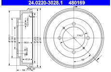 Brzdový buben ATE 24.0220-3028.1