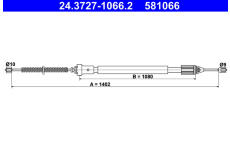żażné lanko parkovacej brzdy ATE 24.3727-1066.2