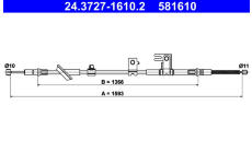 Tažné lanko, parkovací brzda ATE 24.3727-1610.2