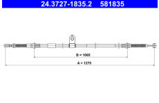 Tažné lanko, parkovací brzda ATE 24.3727-1835.2