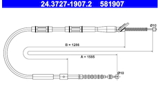 Tažné lanko, parkovací brzda ATE 24.3727-1907.2