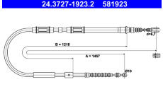 Tazne lanko, parkovaci brzda ATE 24.3727-1923.2