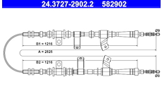 Tažné lanko, parkovací brzda ATE 24.3727-2902.2