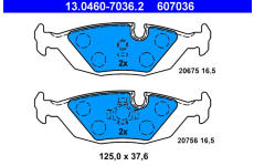 Sada brzdových platničiek kotúčovej brzdy ATE 13.0460-7036.2